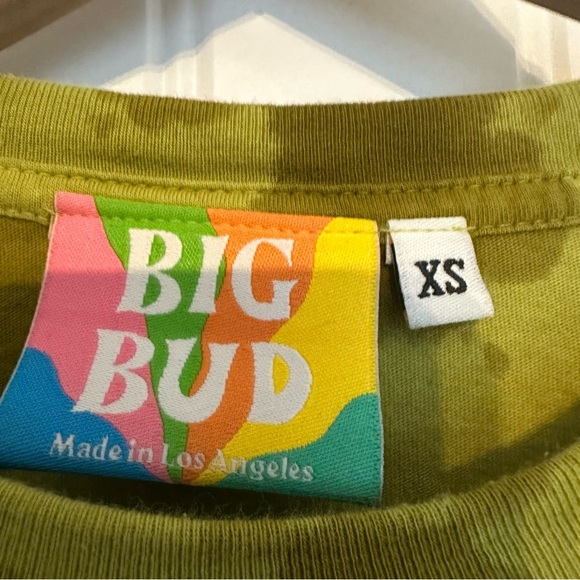 Big Bud Press T-Shirt Short Sleeve Sun Graphic Tie Dye Casual Size Extra Small - Picture 5 of 7